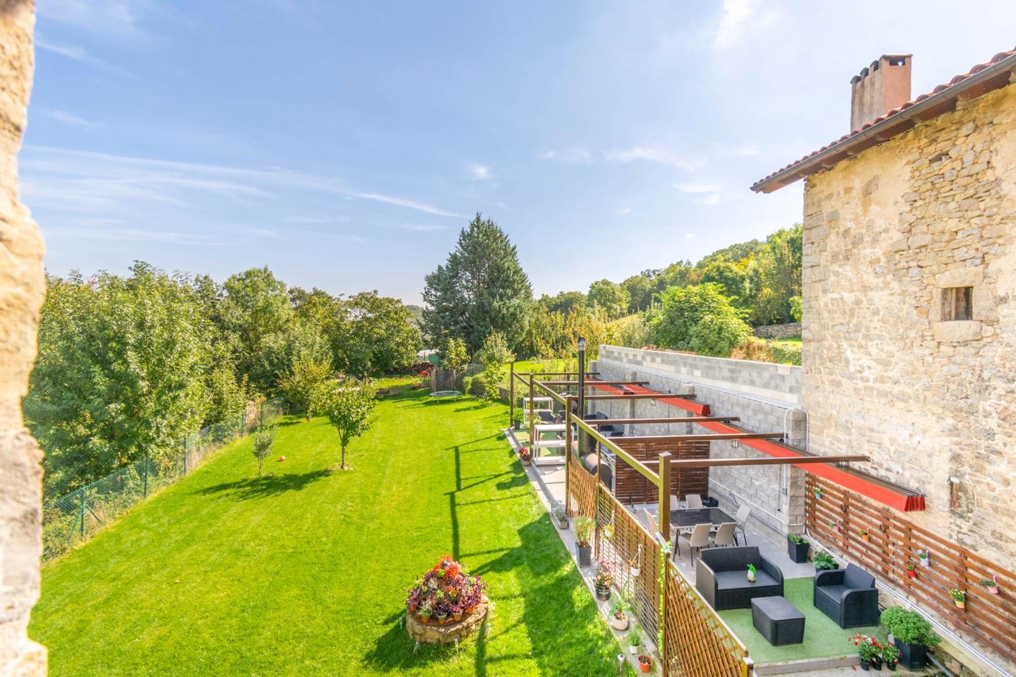 Acogedora Casa Rural Con Jardin Y Barbacoa Proxima A Pamplona Ilzarbe Exteriör bild